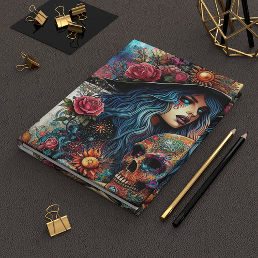 Hardcover Journal, The Blue Witch Matte Journal