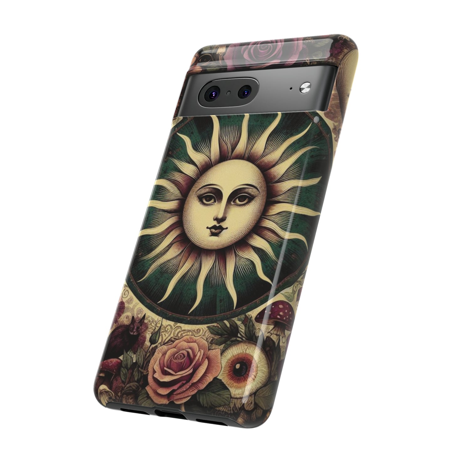 Tough Cases, Samsung Galaxy, Apple iPhone, Google Pixel, Whimsigoth Aestetic, Android Phone Case, Celestial Design