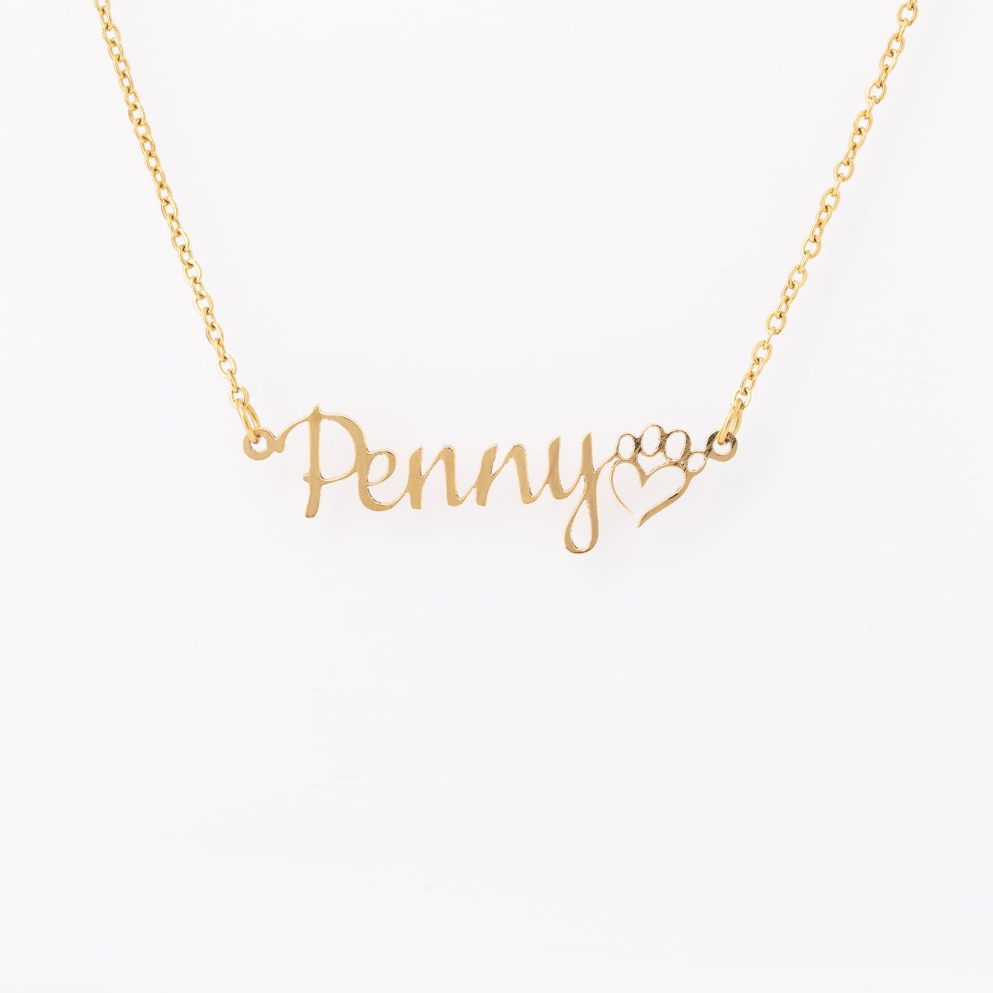 Dog Mom Name Necklace - Thoughtful and Personalized Gift for Pet Parents, Ecofriendly