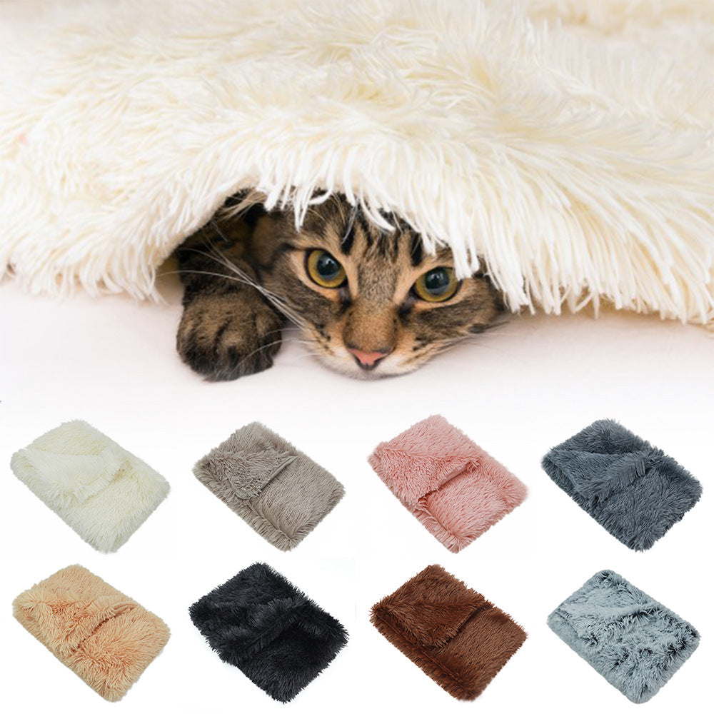 Plush Pet Blanket, Plush Blanket for Pets, Double Layer Pet Mat, Sherpa Pet Accessory